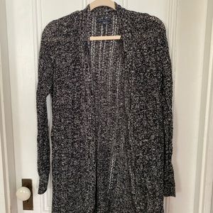 American Eagle black and white cardigan